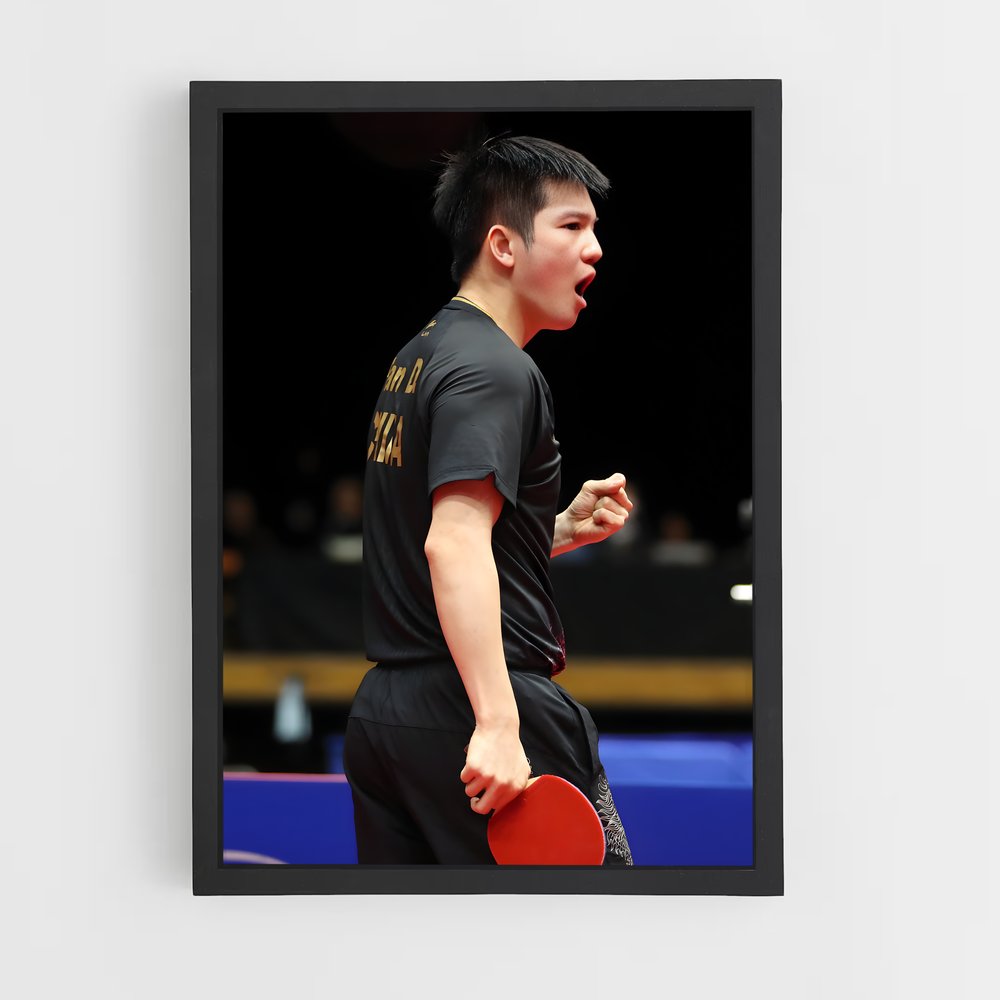 Poster Maître du Ping Pong – affiche Tennis de table (vue 2)